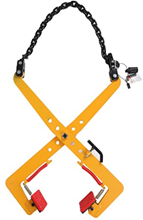 Lfhelper Bordsteinzange Steinzange 500kg 33-70mm Verstellbar Hebezange | Versetzzange Pflasterträger Steinzange Steinträger Treppenstufenzange Blockstufenzange, für Stein Anheben und Transportieren