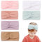 6er Pack Baby Turban Mädchen 0-3 Monate - Haarband Bandeau - Gestricktes Twist-Stirnband - Neugeborenen-Weiches Baby-Stirnband - Elastischer Baby-Turban-Stirnband.