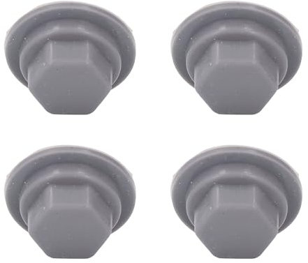 Walfront 50 Silikon-Sechskantschrauben-Abdeckungen, Wasserdicht, Staubdicht, Sechskantschraubenkopfschutz mit Standardgewinde für Maschinen, Möbel, Fahrzeuge (M10)