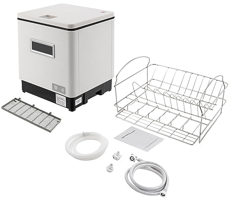 Hohes Volumen Klein TischgeschirrspüLer Edelstahl Haltbarkeit GeschirrspüLer Mini Jet Dry MinitischgeschirrspüLer SpüLmaschine Dishwasher Praktische KleingeschirrspüLer Elektrischer Kleinhaushalts
