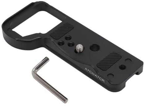 Zoeyilan Grundplatte für Soni A7C2 A7CII A7CR Kamera, Schnellwechselplatte mit 1/4 3/8 Zoll Kameraschraube, Stativ-Bodenmontageplatten, für DSLR-Kameras, Stativ-Kugelkopf