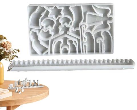 Mould, Christmas Countdown Calendar Mould - Christmas Moulds Silicone Moulds | Resin Moulds, Ornaments Moulds, Scrivan Decorations