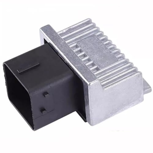Glow Plug Relay 9640469680A 12V 7-Pin for Citroen Peugeot 308 407 | OE 598140; Fits Berlingo C1 C2 508; Plug System Control Unit Black