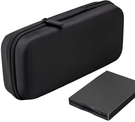 Custodia Per Hard Disk Esterno - Organizzatore di Archiviazione per Hard Disk Esterno | Leggero Design Cilindrico Portatile per Dispositivi Elettronici e Montaggio Laptop