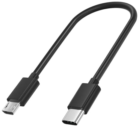 USB C auf Micro USB Kabel 30cm, Typ C to Micro Typ B Cable Datenkabel zu Charger Cable Android Ladekabel Dast für Samsung Galaxy S7/S5/J3/J5/J7, Xiaomi,Redmi für Xbox one PS4 Controller Fire Tablet