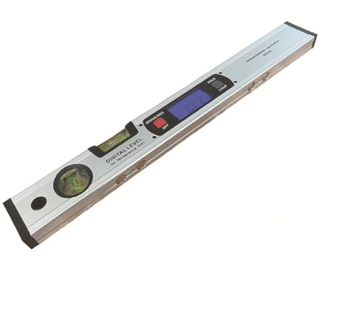Jooehyer Digitale Wasserwaage mit Libelle, Winkelmesser, Magnet und Gradmessung - 400 mm Digitale Wasserwaage