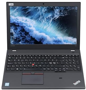 Lenovo ThinkPad T560 Business Laptop, 15.6-Inch Notebook, Intel Core i7-6600U, 16GB DDR4 RAM, 1TB SSD, QWERTY Keyboard, Webcam, Windows 11 Pro (Renewed)