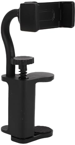 PUSOKEI Gitarrenphone-Halter, Verstellbarer Arm Easy Installation Gitarrenhals-Telefon Stehen Sicher und Stabil für 6-10,5 Cm Dicke Gitarren