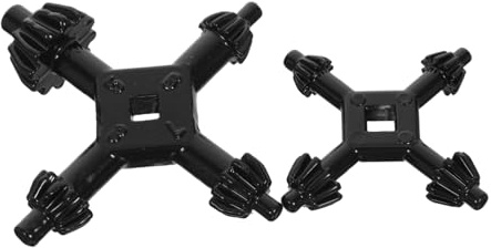 TOVINANNA 2pcs Drill Chuck Key Wrench for Electric Drill Compatible Chuck Keys for Home Workshop Use