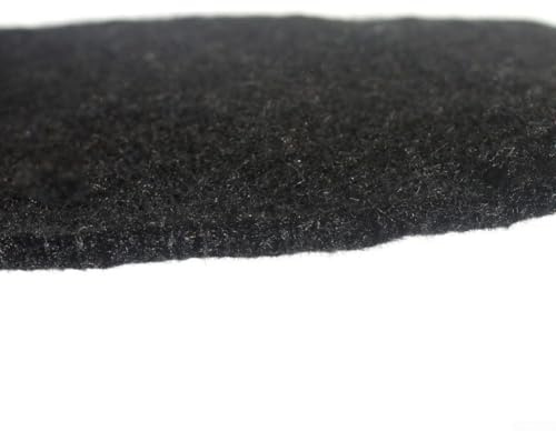 Manta protectora de fibra de carbono para soldadura, 50 x 50 cm, ignífuga, alta resistencia para equipos de soldadura e industriales (grosor 2-3 mm, 250 ± 5% GSM)