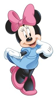 MICKEY MOUSE - Micky Maus - MINNIE RIESEN WANDFIGUR - WANDSTICKER aus USA