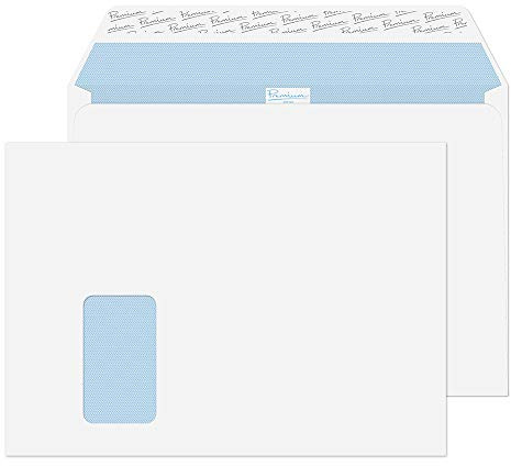 Blake Premium Office 36217 Briefumschläge Haftklebung Mit Fenster Ultra Weiß C4 229 x 324 mm - 120g/m² | 250 Stück