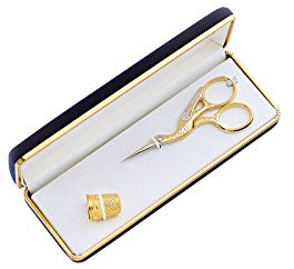 Premax 40803 Set e Forbici Ricamo Thimble Oro Collection