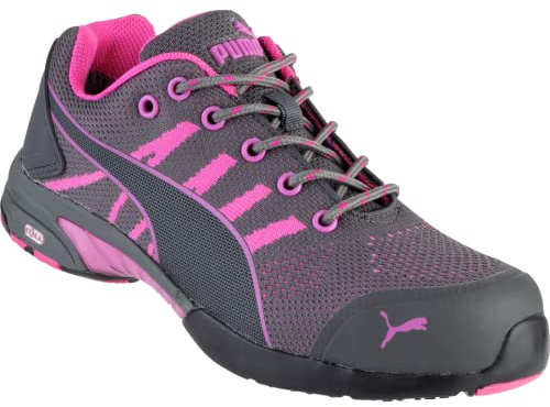 Puma 642910.41 Celerity Knit Pink Chaussures de sécurité pour Femme Low S1 HRO SRC Taille 41