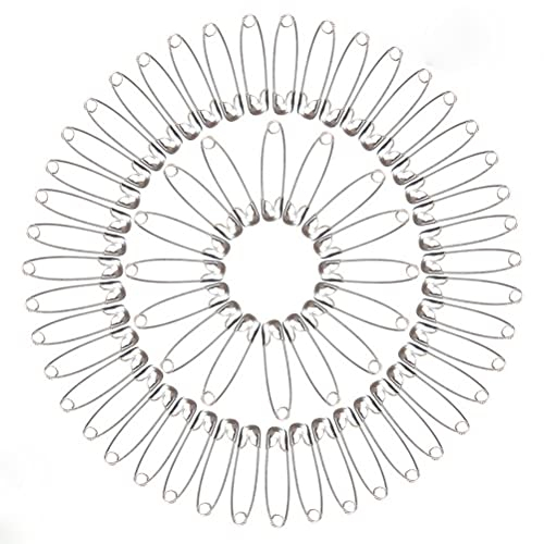 1000 Stück Sicherheitsnadeln, 26mm Metall Mini Sicherheitsnadeln mit weichem Lineal Safety Pins Sicherheit Pins für Kleidung Kunsthandwerk Nähen Schmuckherstellung (Silber)