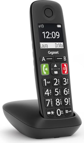 Gigaset E290A Telefono analogico/DECT Identificatore di chiamata Nero