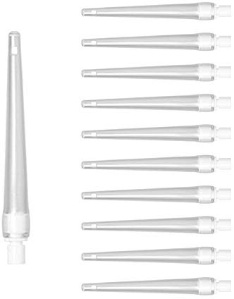 Dr. Wunder 10 Weiche Einlaufspitzen (Klistierspitzen) | Länge 11cm | Weiches Material, runde Spitze & abgerundete Kanten | Aufsätze für Klistier + Irrigator | universelle Größe