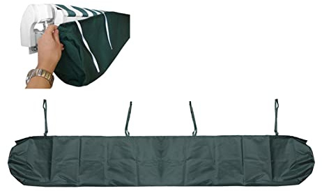 Housse De Protection Pour Auvent, Sac De Rangement Étanche Extérieur Remplacement De Couverture d'Auvent Sac De Protection Pour Store Banne, Avec Cordon, Pour Jardin Et Terras(Size:4.5M,Color:Vert)