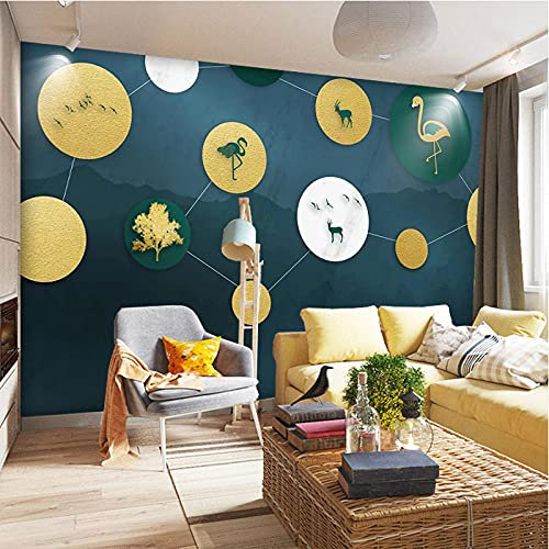 Rétro vert foncé outillage fond mur salon chambre décoration murale restaurant magasin de vêtements centre commercial papier peint 3D revêtement mural-450cmx300cm