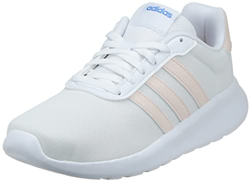 Adidas Tenis Lite Racer 3.0 para Mujer, UE, FTWR White Wonder Quartz Blue Fusion, 38 2/3 EU
