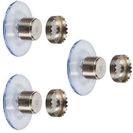 Porte-Savon Magnétique à Ventouse, Porte Savon Aimanté avec Ventouse, Porte Savon Aimanté Douche Mural, sans Perçage, se Fixent Facilement sur Toutes Les Surfaces, pour Salle de Bain, Cuisine