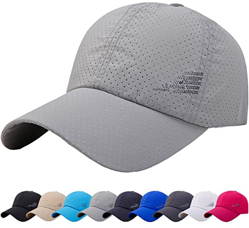 DURINM Cappello da Baseball Traspirante Cappellino Uomo con Visiera Origins Baseball Cotone Cappello Uomo Cappello da Donna Estivo Protezione UV per Sport