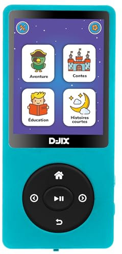 D-Jix M-storykids Lecteur d'histoire pour Enfants - 3 à 8 Ans - Plus de 150 Histoires de Leurs Contes et Dessins animés favoris