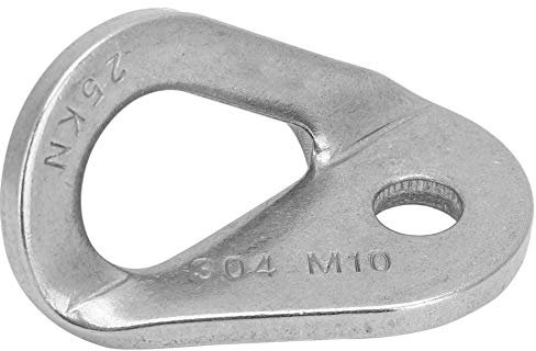 Keenso Climbing Bolt Hanger Expansion Nail Bolt Hanger Stainless Steel Bolt Hanger, Caving Anchor Protection Gear Crossbow Bolts & Arrows