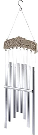 Windspiel, Aluminiumrohr, Metall, Türdekoration, for Aufhängen, Willkommensschild, kreative schöne Kieselsteine