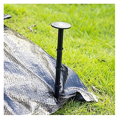 KITCISSL Erdanker Bodenanker 100 Stück Erdanker Kunststoff, Multifunktionszelt Erdanker Unkrautvlies für Gartenlandschaftskanten, Gartenvlies Unkrautvlies, Unkrautfolie Rindenmulch(25cm)