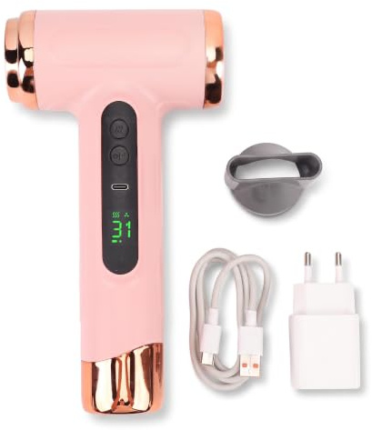 Sladdlös Hårfön, Bärbar Resehårtork, 200W Snabbjonluftflöde Varm Kall Vinddesign, 15000mAh USB Uppladdningsbar Hårfön för Sovsal, Resor, Utomhus (EU- 1800W #11)