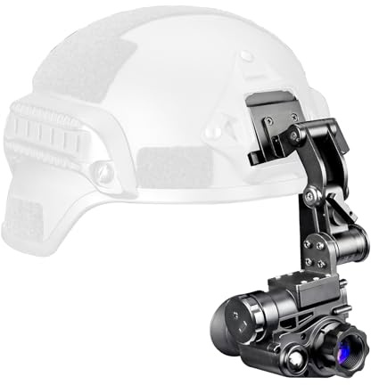 TRV NVG10 Digital Night Vision Monocular Head Mounted - 1080P HD Night Vision Goggles Video Recording, 6X Zoom, Helmet Mountable for Hunting, Camping