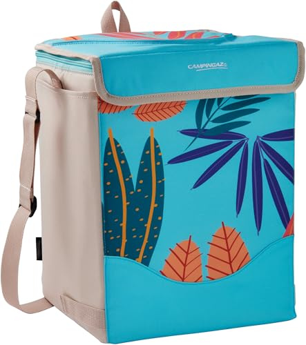 Campingaz Ethnic Minimaxi 19 Liter Kühlbox | Isolierte Tasche hält Speisen und Getränke bis zu 11 Stunden kalt |Leicht und einfach zu tragen | Faltbar für einfache Aufbewahrung |Ideal für Picknicks