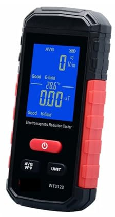 Contatore Geiger nuovo WT3122 rilevatore di campo elettromagnetico radiatore d'onda tester radiazioni for telefoni cellulari allarme visivo udibile