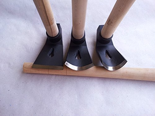 Holzschnitz-Dechselwerkzeug, gerade / groß / klein, 3 Stück dechsel