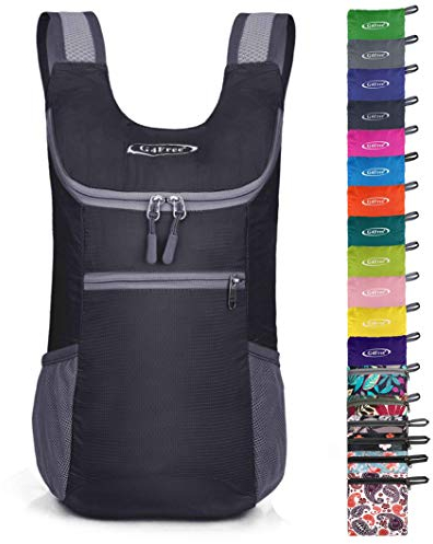 G4Free Faltbarer Rucksack Leichter Tagesrucksack Klein 200g Unisex Packbarer Reiserucksack Wanderrucksack für Wandern Fahrrad
