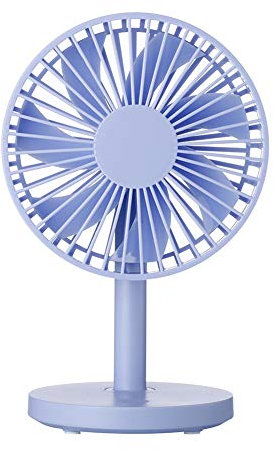 Gofeibao Ventiladores De Mesa Mini Ventilador De Mesa USB Ventiladores de Escritorio Gran Ventilador de Escritorio Ventiladores de Mesa para el hogar Blue