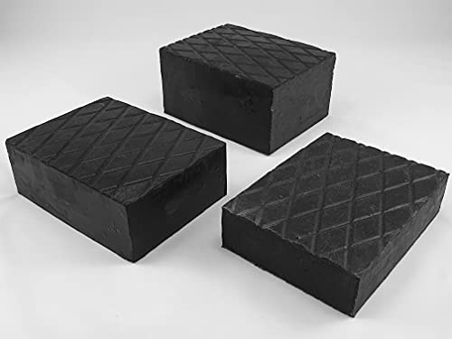 2 Stück Gummiblock 160x120x60mm für z.B. Wagenheber Hebebühne