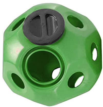 Sharplace 15,7 '' -Ball -Futterspender-Spielzeugball, Pferde-Futterspender-Spielzeug, Stall-Paddock-Ruhe, langsamer, GRÜN