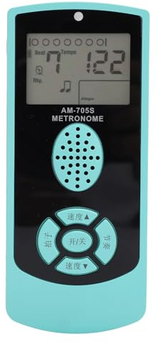 Digitales Metronom, Wiederaufladbares Elektronisches Mini-Metronom mit LED-Anzeige für Klavier, Schlagzeug Guzheng