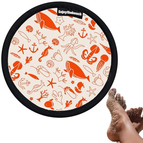 Sghtil Sandablage, Beutel mit Sandentferner – sandiger Sandreiniger, geeignet für die Haut ohne Wasser, Gadgets für den Urlaub für Frauen und Männer, Camping, Reisen