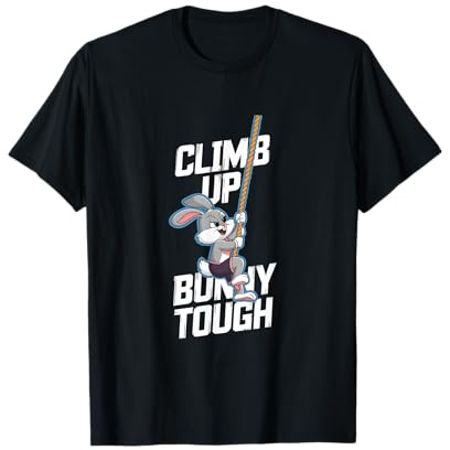 Fitness Bunny Power Lifters Strength Workout Funny Rabbit T-Shirt