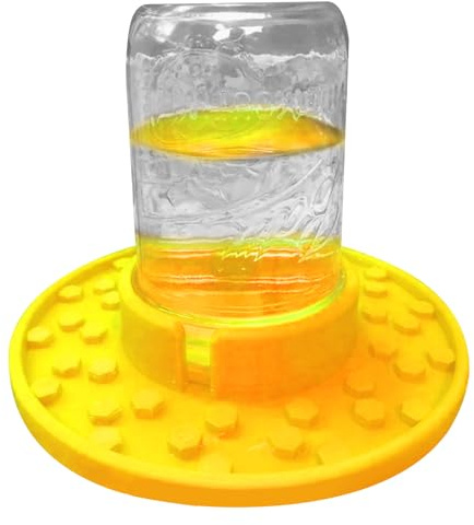 Bienenwasserstation Jar, Bienenwasserfutter,Bienenfutter - Gartenbecher, Zuckerwasser Und Eingangsfutterschale, Effizientes Einmachen Von Honigbienen, Wird Zum Füttern von Wasser Oder Zuckersirup