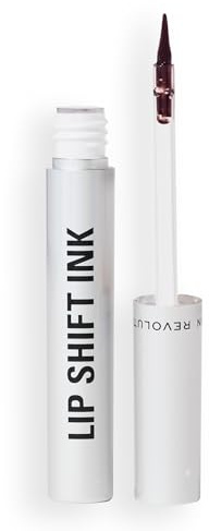 Revolution Lip Shift Ink Peel Off Lip Liner Stain – Matita-tinta peel-off a lunga durata, finitura opaca, Vegan & Cruelty-Free, Espress-oh, 1,8 ml
