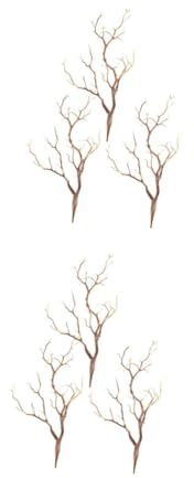 Alipis 6 Pièces Fausses Branches Arbre Plastique Décorations Réalistes Forme Cerf pour Vase sans Entretien pour Mariage et