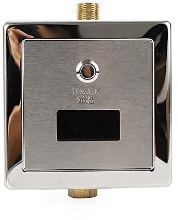 Capteur automatique de chasse d'urinoir à induction automatique - Vannes de chasse d'eau - Capteur automatique - Robinet infrarouge - Robinet de chasse d'eau pour toilettes
