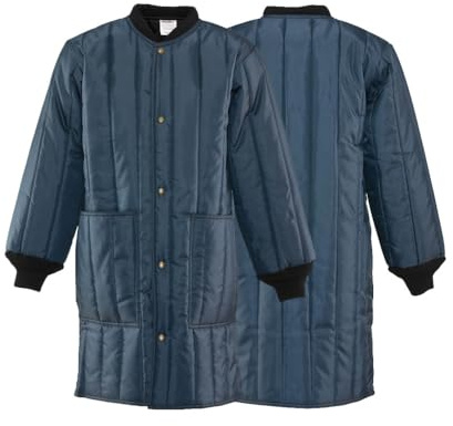 RefrigiWear Econo-Tuff Insulated Frock Liner, Rated to 15°F, Navy, Large
