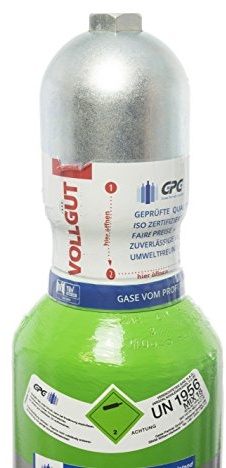 Schutzgas 18 / Neue 10 Liter Flasche/Schweißgas zum MAG Schweißen/Mischgas 18 / NEUE Eigentumsflasche gefüllt mit CO2 (18%) / Argon (82%) / 10 Jahre TÜV ab Herstelldatum/Globalimport