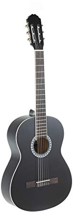 GEWA Konzertgitarre, Gitarre Basic, Korpus Linde, Griffbrett Pakkaholz, verchromte Mechaniken, 3/4 schwarz