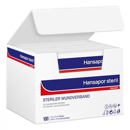 HANSAPOR steril Wundverband 10x15 cm 1 St